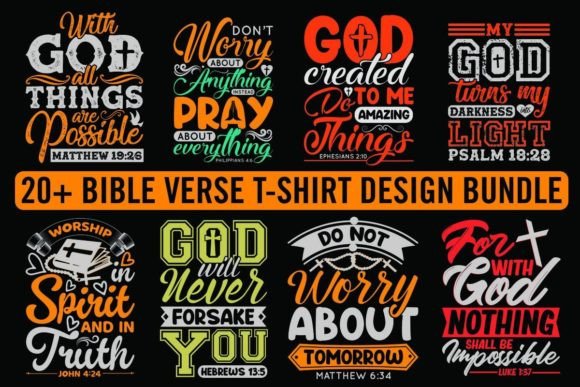 Bible Verse T-shirt Design Bundle: Editorial Review