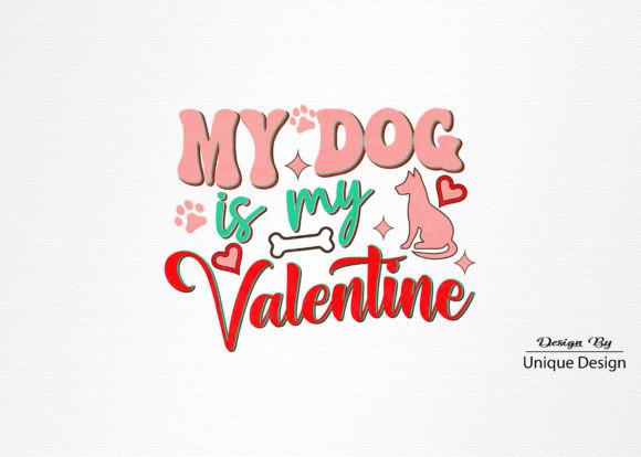 My Dog is My Valentine Retro Sublimation Review