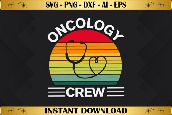 Oncology Crew Graphics for T-Shirt Designs Review