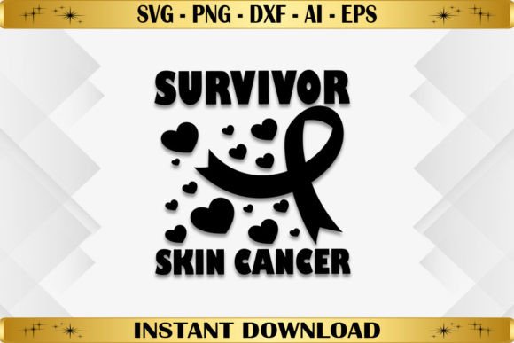 Survivor Skin Cancer Graphics for T-Shirt Designs
